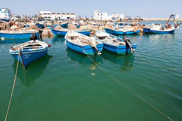 Nador port boats